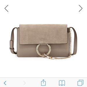 Chloe Small Faye Bag in Gray